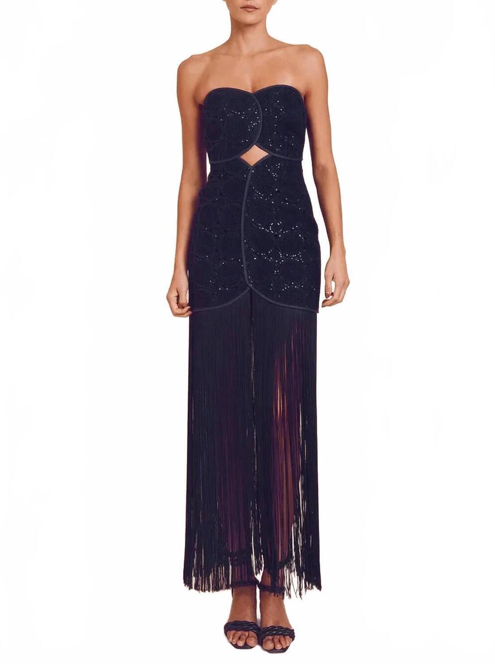 NEW AZULU joaquina dress in navy